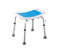VED Adjustable Non-Slip Shower Stool - Lightweight Rust-Free Aluminium Bath Chair for Elderly, Disabled, Pregnancy, Post Surgery, 14.96 to 20.07 inch (38 to 51 cm)
