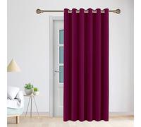 VED Blackout Door Curtain 52" x 84" (1 Panel) (PURPLE), W132cm (52") x D213cm (84")