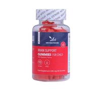 Ved Brain Support Gummies for Child ; BSA Chews Strawberry Flavour, Raw Unfiltered Omega 3-6-9 & DHA Gummies, Vegetarian Vegan Health Supplement for Children - 60 Chews 20 Days’ Supply