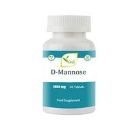 VED D Mannose 1000mg Tablets - Urinary Tract & Bladder Support - 90 Vegan Tablets - Food Supplement for Women & Men