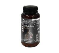 VED GarliCalm, 90 Capsules, Fermented & Odourless Black Garlic Supplement with Motherwort, Iodine & Vitamin E, Non-GMO, Halal, 2 Capsules per Day.