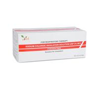 VED Hypertonic Inhalation Saline Solution, 3% Sodium Chloride (NaCl),4.0 ml Unit Dose Vials for Adult & Child (3%, 50, Count)