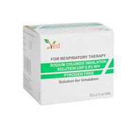 VED Isotonic Inhalation Saline Solution, 0.9% Sodium Chloride (NaCl), 20 X 2.5 ml Unit Dose Vials for Adult & Child