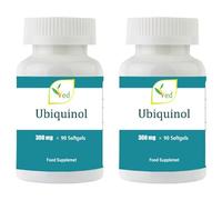 Ved Ubiquinol Softgel| Active Form coq10 | High Absorption | 300mg (180 Count,6 Months Supply)