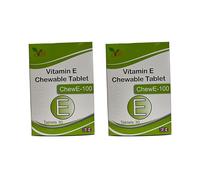 VED Vitamin E 100 MG CHEWABLE 60 Tablet.(Pack of 2)