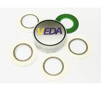 Veda® 5 pcs 3/5 / 8/10 mm Masking Tape for Curves Model Paint Spray Modelling/Modeling Refill + 2mm masking tape (F)