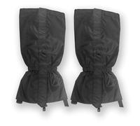VEDA Waterproof Hiking Gaiters - Durable Outdoor Leg Covers with Adjustable Buckle, Hook & Loop Closure - Anti-Tear Fabric for Trekking, Walking, and Snow Travel (Black)