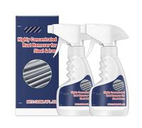 Vedaeyer Rust Remover Spray, Vedaeyer Rust Remover for Metal Spray, Highly Effective Anti-Rust Treatment Kit for Cars, Bikes, BBQ, Vehicles, Gates, Chrome, 120ml (2PCS)