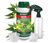 Veddelholzer 1000 ml Premium Cold-Pressed 100% neem Oil Complete Set with Natural emulsifier + Spray Bottle 500 ml & 2 Measuring Cups Plant Care for Indoors & Outdoors