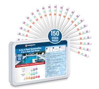 Veddelholzer 3-in-1 Pool Test Strips (150 pieces) - Measure pH Value, Free Chlorine & Alkalinity - Fast Water Analysis for Pool, Hot Tub & Spa