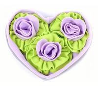 Vedem Pet Snuffle Mat Dog Fleece Foraging Mats Interactive Feeding Toy Rabbit Guinea Pig Rat Anti Slip Treat Dispenser (Green/Purple)