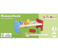 VEDES Großhandel G 41606100 SMH Hammerbank, 7-teilig SpielMaus wood Hammerbank,