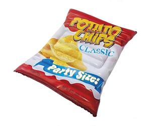 VEDES Großhandel GmbH - Ware 77804625 Colchoneta Hinchable Realistic, Float Potato Chips, 178 x 140 cm, Inflatable Mat, Colourful, 140 x 178 cm