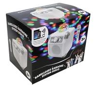 Vedes karaoke system disco with bluetooth and disco ball lighting