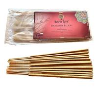 Vedic Masala Hand Rolled Incense Sticks 100g Pack Traditional Indian Joss Sticks Long Burning Natural Aromatherapy Incense for Meditation Yoga Relaxation Spiritual (Dragon's Blood)