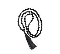 Vediknectar® Chakra Bracelet Mala 108 Beads Rosary Beads Feng Shui Healing Women Necklace Tibetan, Buddhist Hindu Prayer Beads Reiki Black Tourmaline Mala Reiki Bracelet Gift for Her