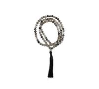 Vediknectar® Moonstone Mala 108 Beads Indian Bracelet Reiki Healing Stone Round Beads Mala Prayer Necklace Tibetan, Buddhist Hindu Crystal Beads Women Bracelet Stone Mala