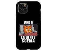 Vedo la gente scema. Parodia per chi è circondato da idioti Case for iPhone 11 Pro