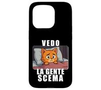 Vedo la gente scema. Parodia per chi è circondato da idioti Case for iPhone 15 Pro