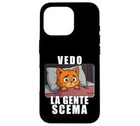 Vedo la gente scema. Parodia per chi è circondato da idioti Case for iPhone 16 Pro