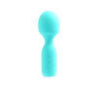 VeDO WINI Handheld Rechargeable Mini Back Neck Body Massager (Turquoise)