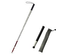 Vedreoh 9 segments Telescopic Blind Cane,128cm/50in Blind Elderly Guide Cane for Mobility Aids Assist Tool, with Complimentary Packaging Bag(Color:B,Size:128cm/50in)