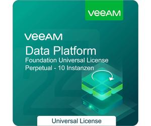 Veeam Data Platform Foundation Universal License Perpetual - 10 Instanzen Corporate