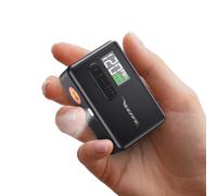 VEEAPE Tiny Pump Mini Bike Tire Pump - Max 120PSI Portable Electric Bicycle Pump with Fast Inflation Auto Stop - Bicycle Inflator with Presta and Schrader Valve for E-Bikes & Various Bicycles Balls