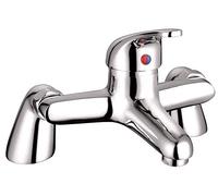 Veebath Bath Filler Tap, Bathroom Taps Shower Mixer Tap, Bath Tub Single Lever Tap, Bath and Basin Taps, Chrome Finish with G3/4", Shower Mixer with Modern Design