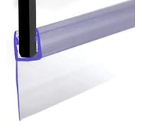 VeeBath Bath Shower Screen Door Seal Strip, Leak Proof, Shower Door Seal Replacement for 4-6mm Glass Door Up to 20mm Gap (E Type)…