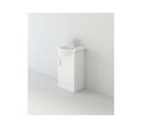 Veebath Desire Mars 450 Unit And Basin - White