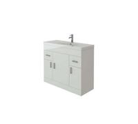 Veebath Desire Venus 1000 White Fs Unit And Mid-Edge Basin