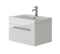 Veebath Desire Venus 600 White Wh Unit And Mid-Edge Basin