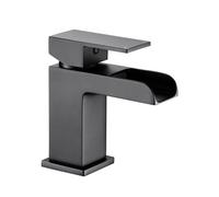 VeeBath Kelvin Square Waterfall Mono Basin Mixer Tap With Waste