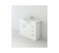 Veebath Linx 1050 Unit And Basin - White