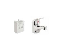 Veebath Linx 750mm Vanity Sink Cabinet Unit & Mono Basin Mixer Tap
