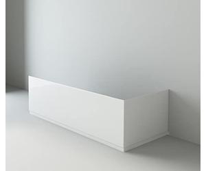 VeeBath Linx Bath Panel Set, 1500mm Front Side Bath Panel, 700mm Bath End Panel, Waterproof, Modern Panels for Bathroom Bathtub- White