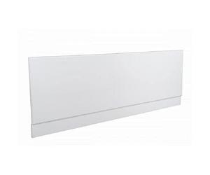 VeeBath Linx Universal Front Side Bath Panel White Gloss Moisture Resistant Wooden MDF with Adjutable Plinth - 1600mm