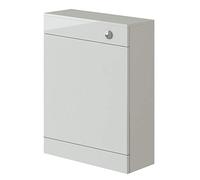 VeeBath NMWC62 Sphinx/Sobek Back to Wall BTW Bathroom Toilet WC Concealed Cistern Furniture Unit-600 x 200mm, High Gloss White (Flat Pack)