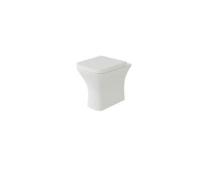 VeeBath Petite Cloakroom Bathroom Suite, Round Vanity Basin Unit, Rimless Close Coupled Toilet with Soft Close Seat, Ceramic Cistern & Tap, Space Saving Set for Small Bathrooms, Anthracite Grey 400mm