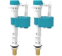 VeeBath Pro Bottom Entry Float Flush Cistern Valve Fill Valve 1/2" Brass Inlet (Pack of 2)