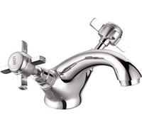 VeeBath Regency Traditional Mono Basin Mixer Tap With Waste - Chrome