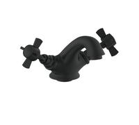 VeeBath Regency Traditional Mono Basin Mixer Tap With Waste - Matt Black