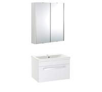 Veebath Sobek 600mm Wall Hung Unit With Mirror Cabinet