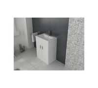 Veebath Sphinx 500 White Fs Unit And Mid-Edge Basin