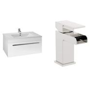 Veebath Sphinx 700mm Vanity Sink Unit & Waterfall Basin Mixer Tap