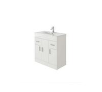 Veebath Sphinx 800 White Fs Unit And Slim-Edge Basin