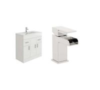 Veebath Sphinx 800mm Vanity Sink Unit & Waterfall Basin Mixer Tap