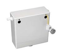 VeeBath TST200 Ideal Dual Flush Back to Wall Cable Concealed Cistern Button - 3/6 Litre, White/Black