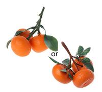VEED Realistic Lifelike Artificial Tangerine Fruit Oranges Fake Display Food Decor Home Party Decor